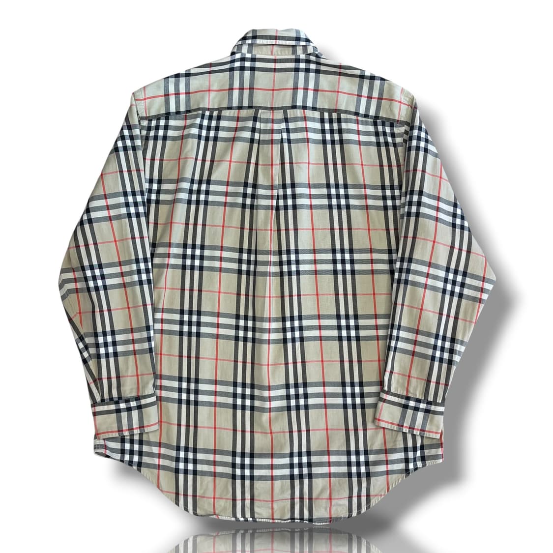 버버리 43(XL) 노바체크 정면포켓 기마자수 버튼다운 셔츠 상품이미지2