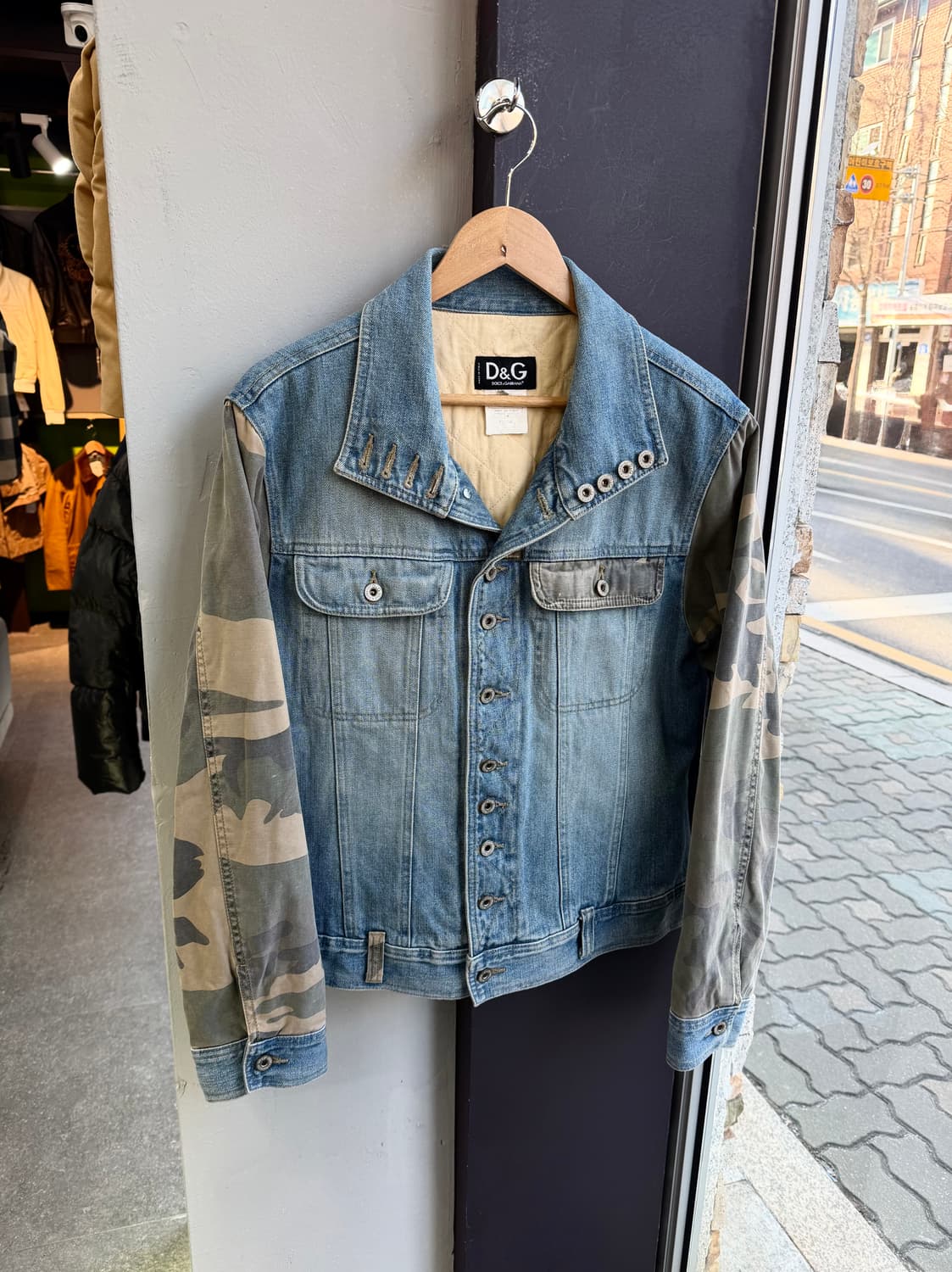 L/ 돌체앤가바나 2003AW 카모 데님자켓 상품이미지3
