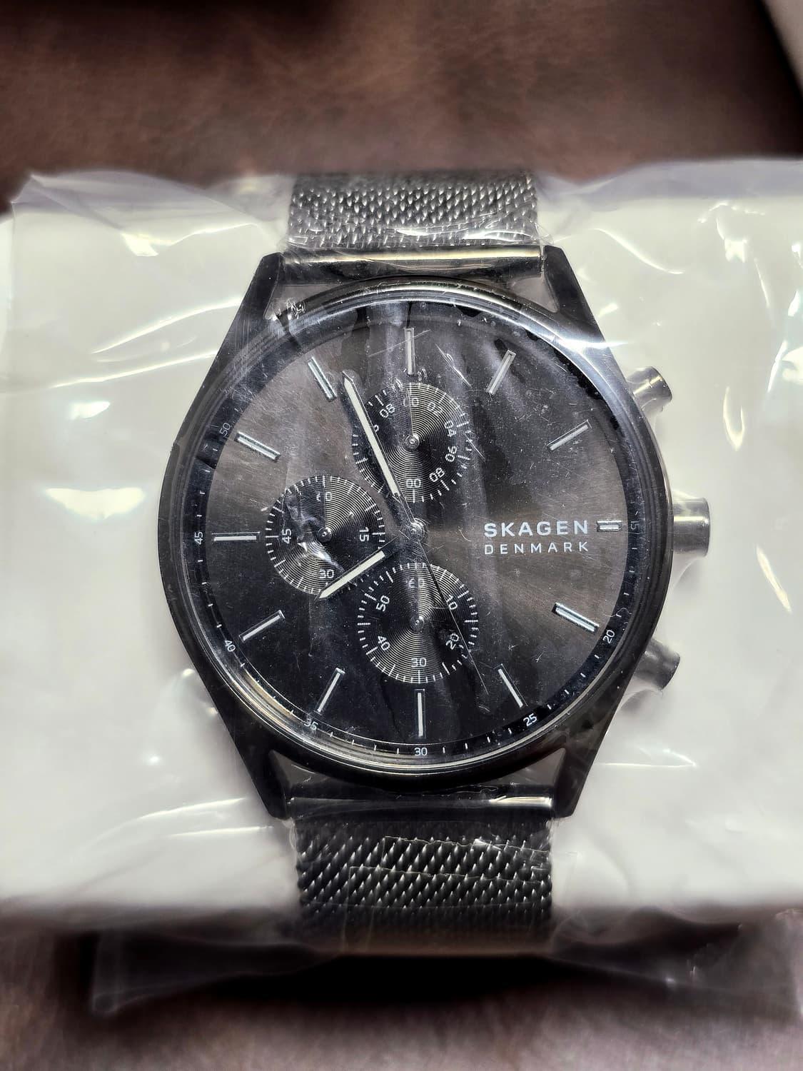 스카겐(SKAGEN) skw6608 홀스트 크로노그래프 차콜 메쉬 상품이미지3