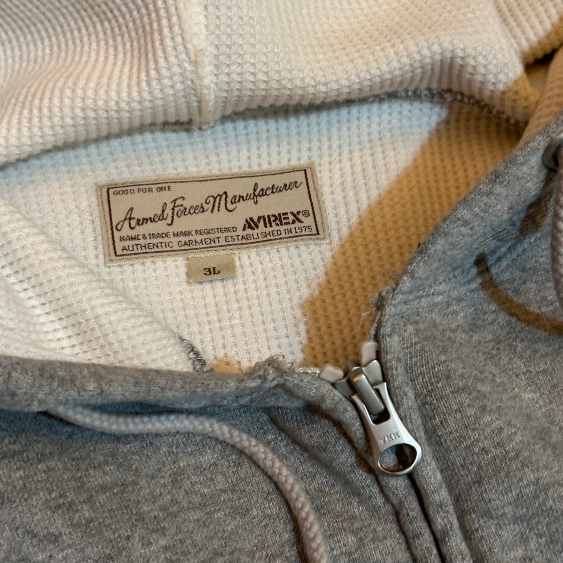 아비렉스 후드 집업 빅 사이즈 상품이미지4