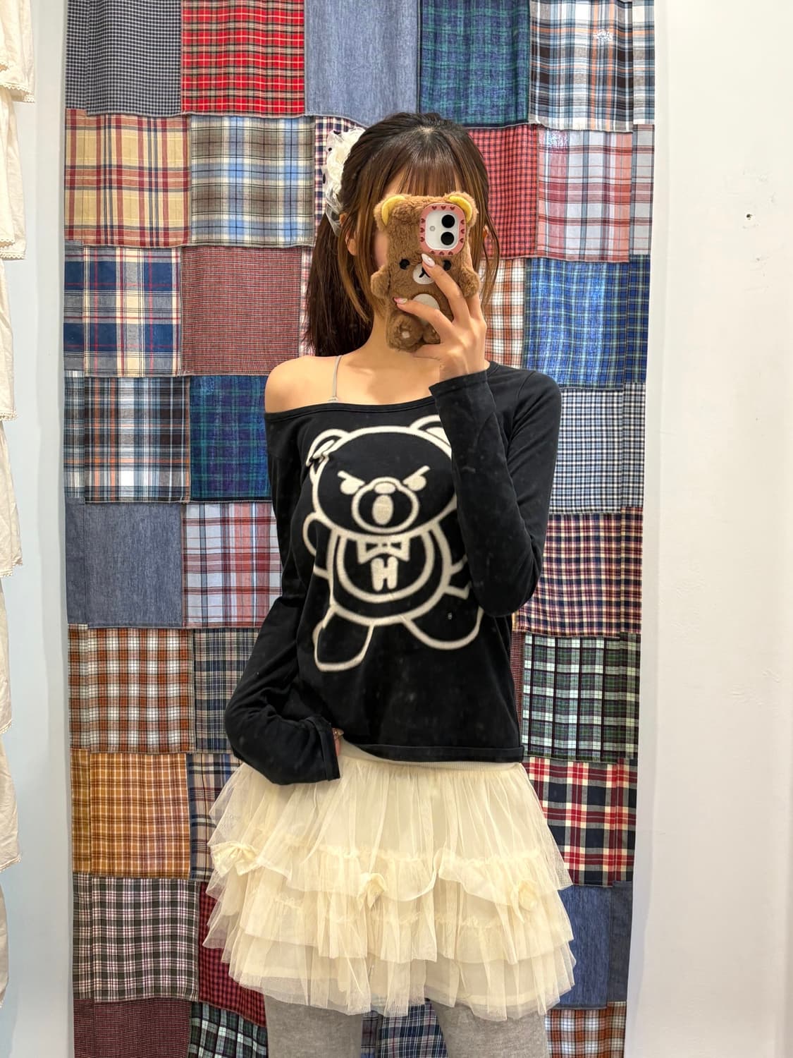 히스테릭글래머 퍽베어 롱슬리브 상품이미지2