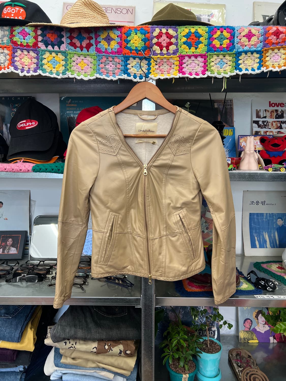 Dinophatheca Lamb Leather Jacket 상품이미지1