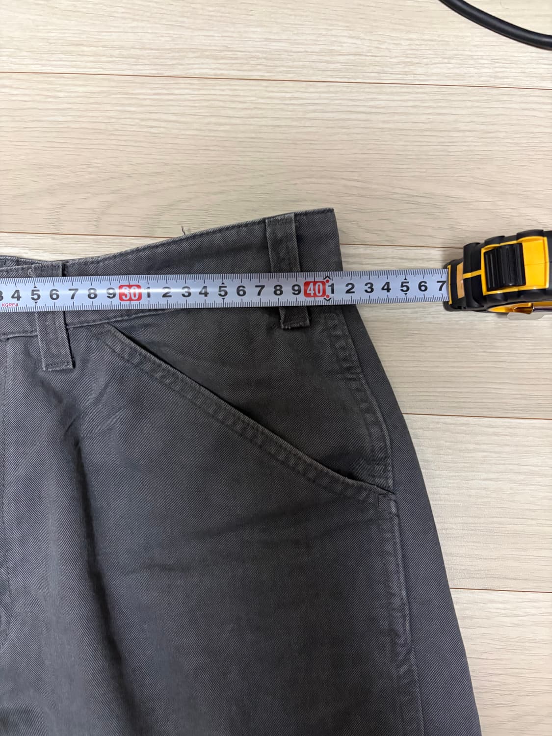 쿠어 브러쉬드 치노 팬츠 (M) 상품이미지2