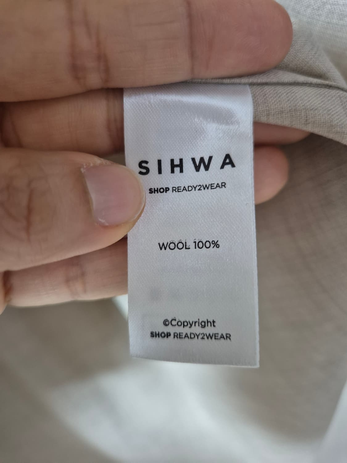 레디투웨어 시화 셔츠 SINWA 블라우스 오버핏 남방 상품이미지5