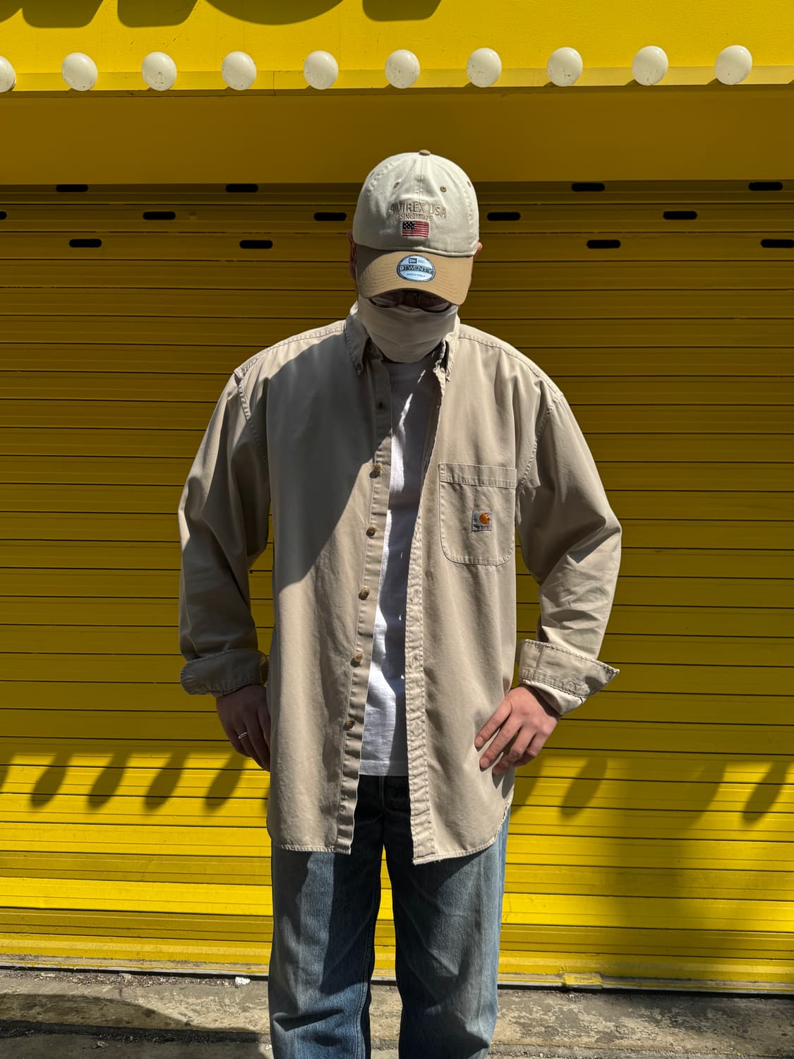 칼하트 버튼다운 워크셔츠 XL 상품이미지1