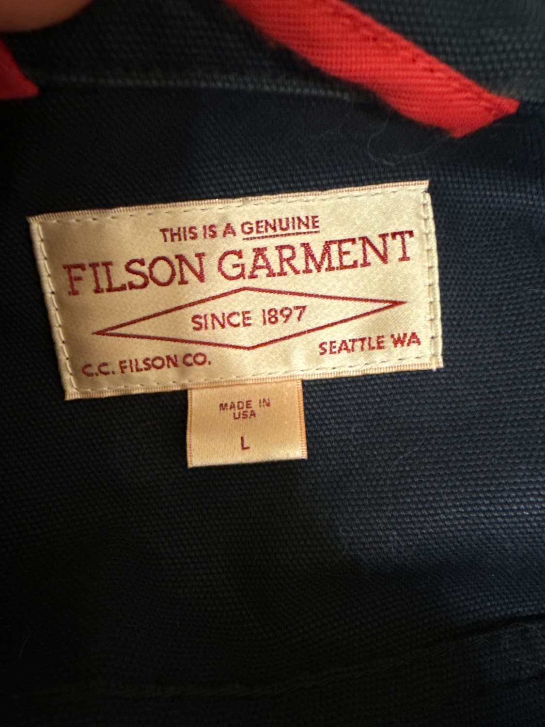 FILSON C.C. Made in USA 클래식 워크 자켓 105  상품이미지3