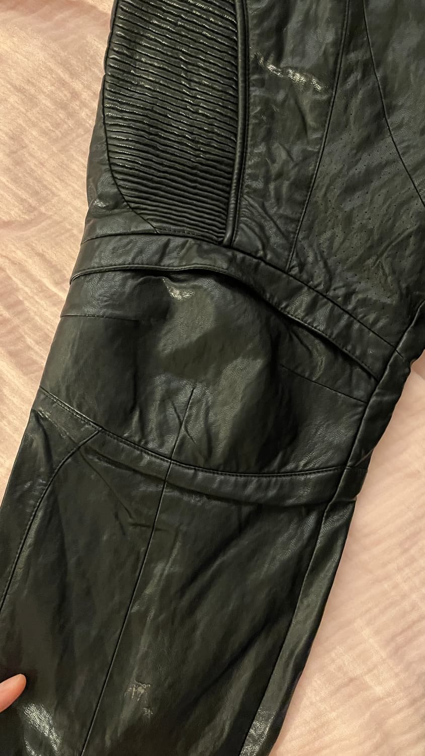 준지 레더팬츠 총장97/허리39 상품이미지4