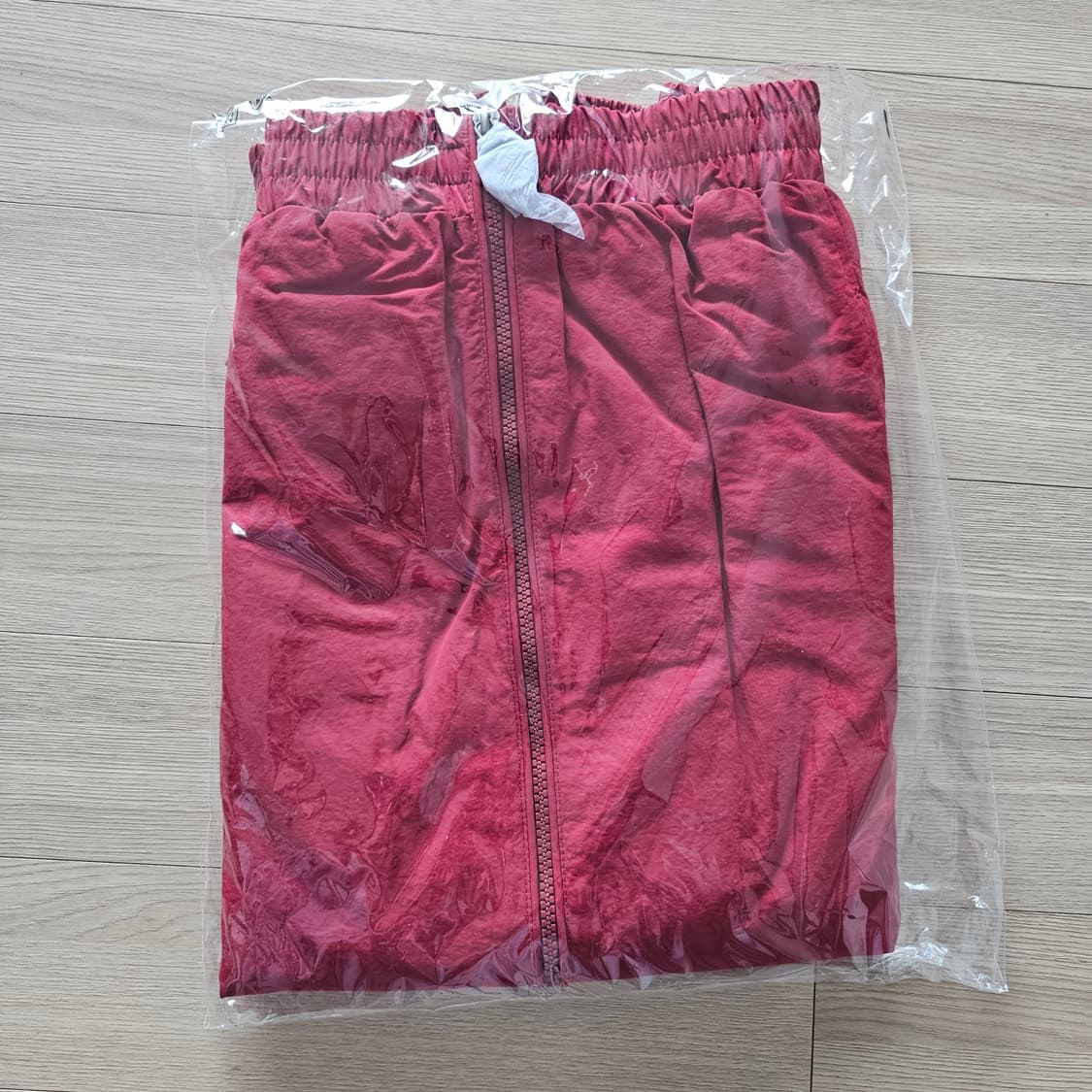 M 새제품) 자라 x 챔피온 테크니컬 패치 자켓 레드 0155/900 상품이미지4