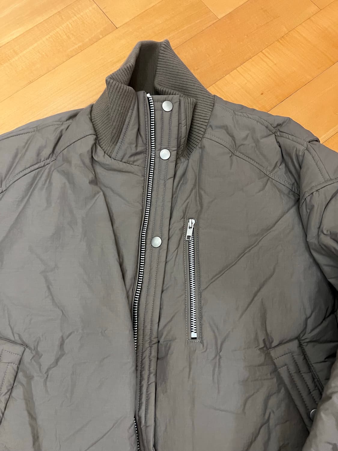 알렌느 베이지 점퍼 2 상품이미지2