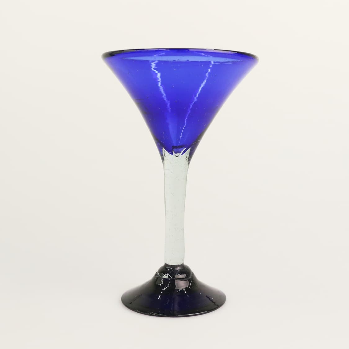Cobalt Blue Margarita Martini Hand Blown Glass 상품이미지2