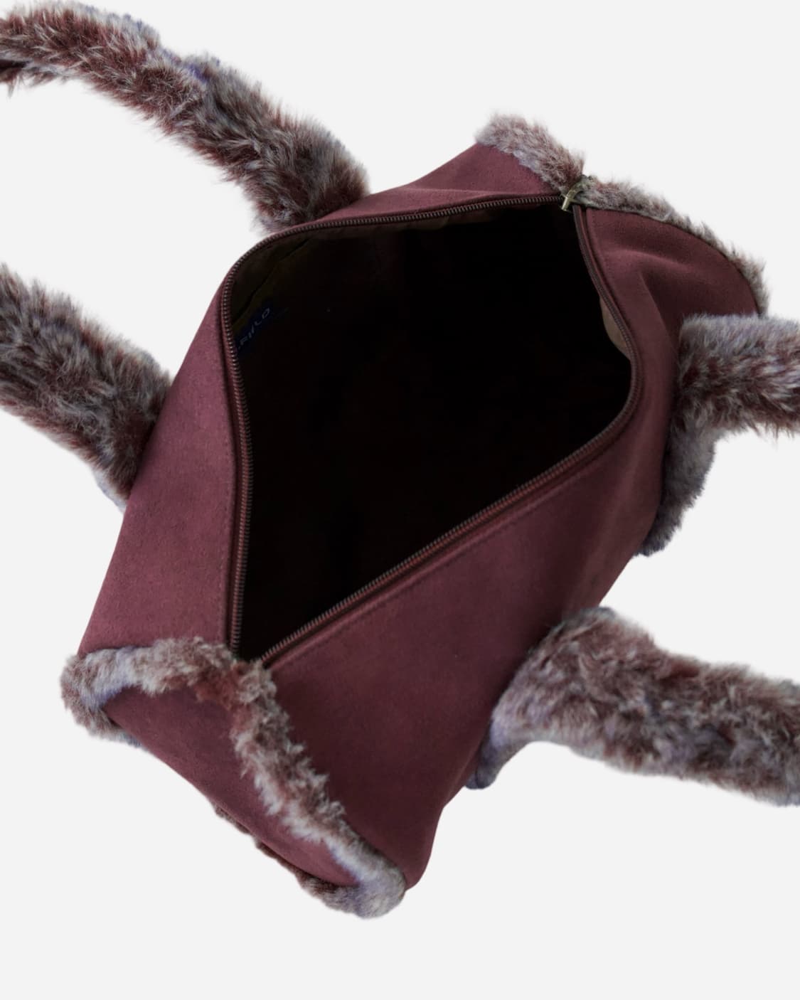 B.FIELD Faux Fur Handle Barrel Bag 상품이미지3