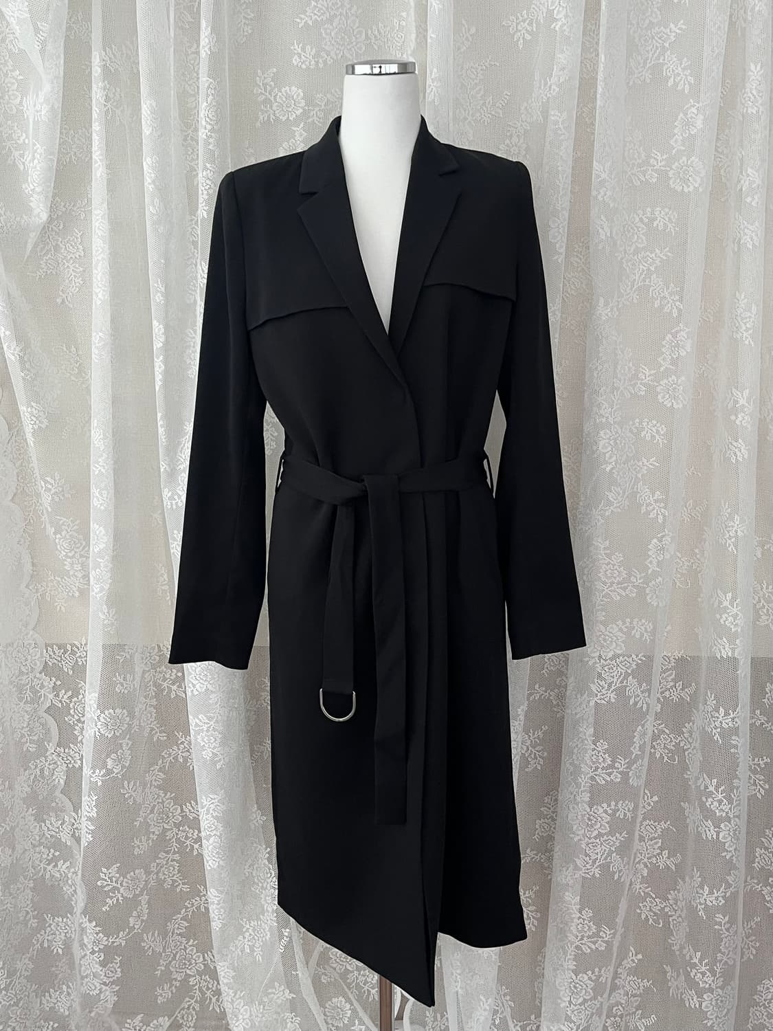 38) 앤아더스토리즈 트렌치코트 블랙 상품이미지1