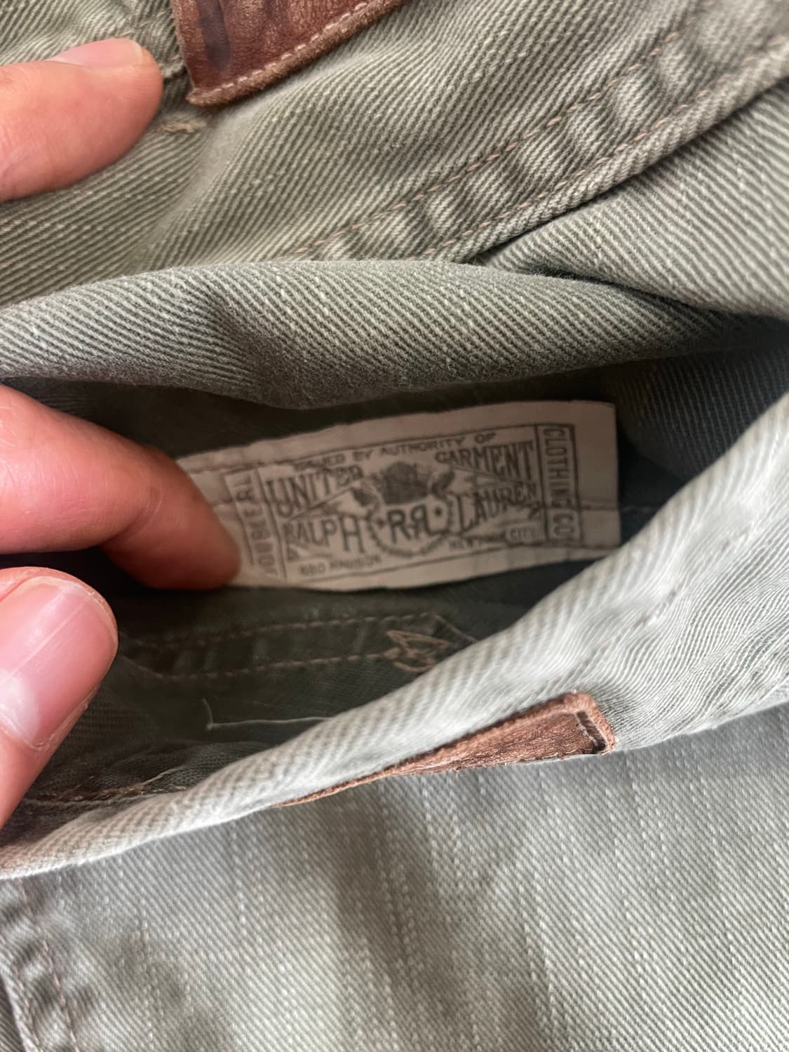 RRL 그린 스트레이트레그 웨스턴 진(32x30) 상품이미지10