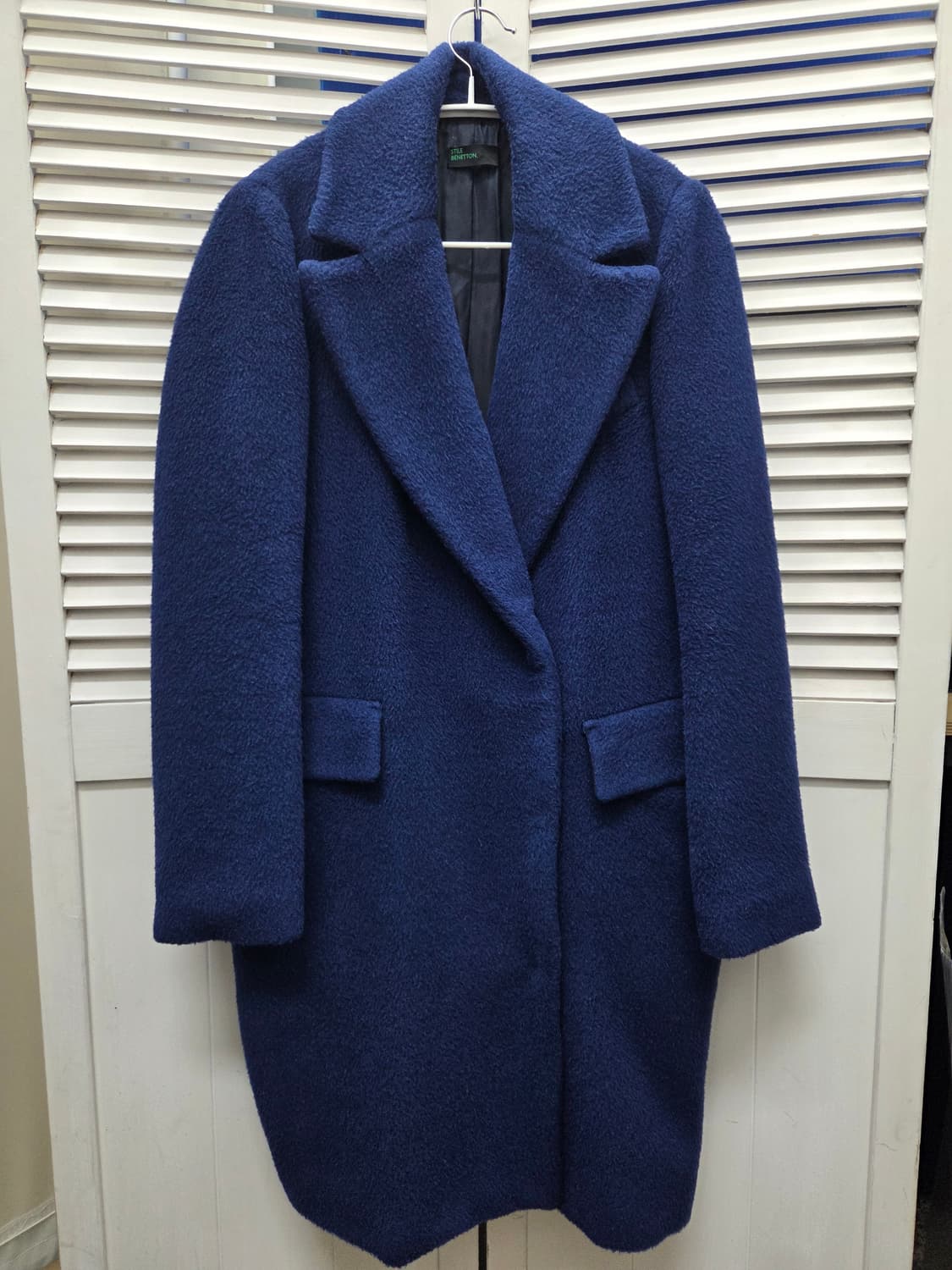 베네통 알파카 싱글 코트 상품이미지1