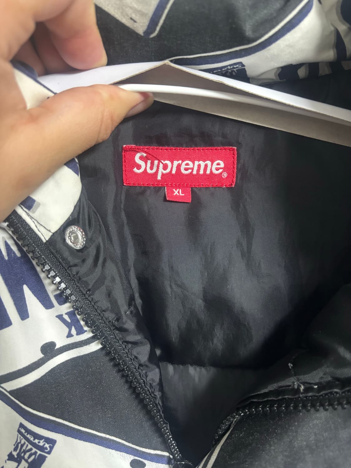 [XL] 슈프림 라이센스플레이트 푸퍼자켓 상품이미지3