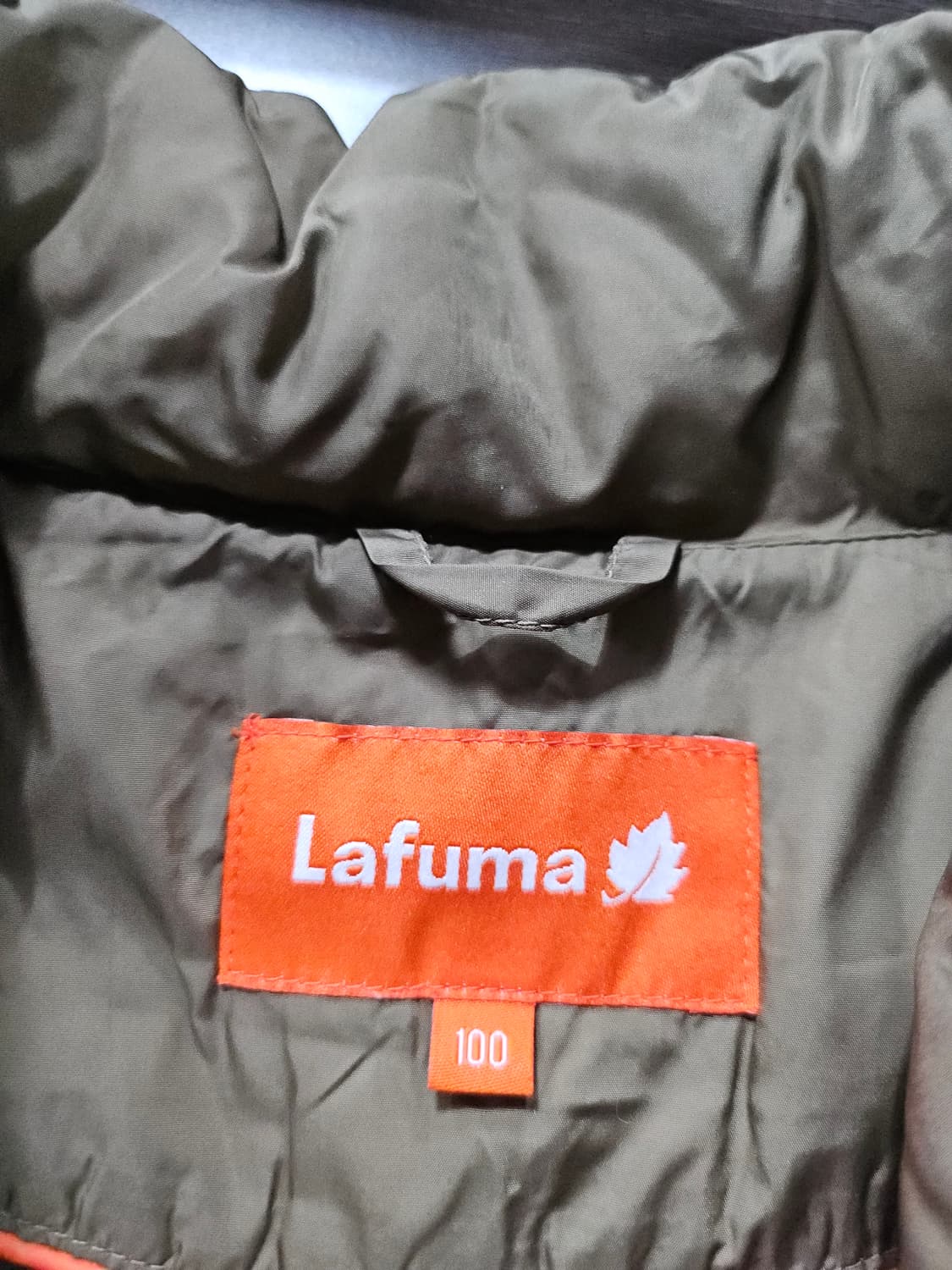 라푸마  구스 다운  패딩 코트 카키  100 상품이미지3