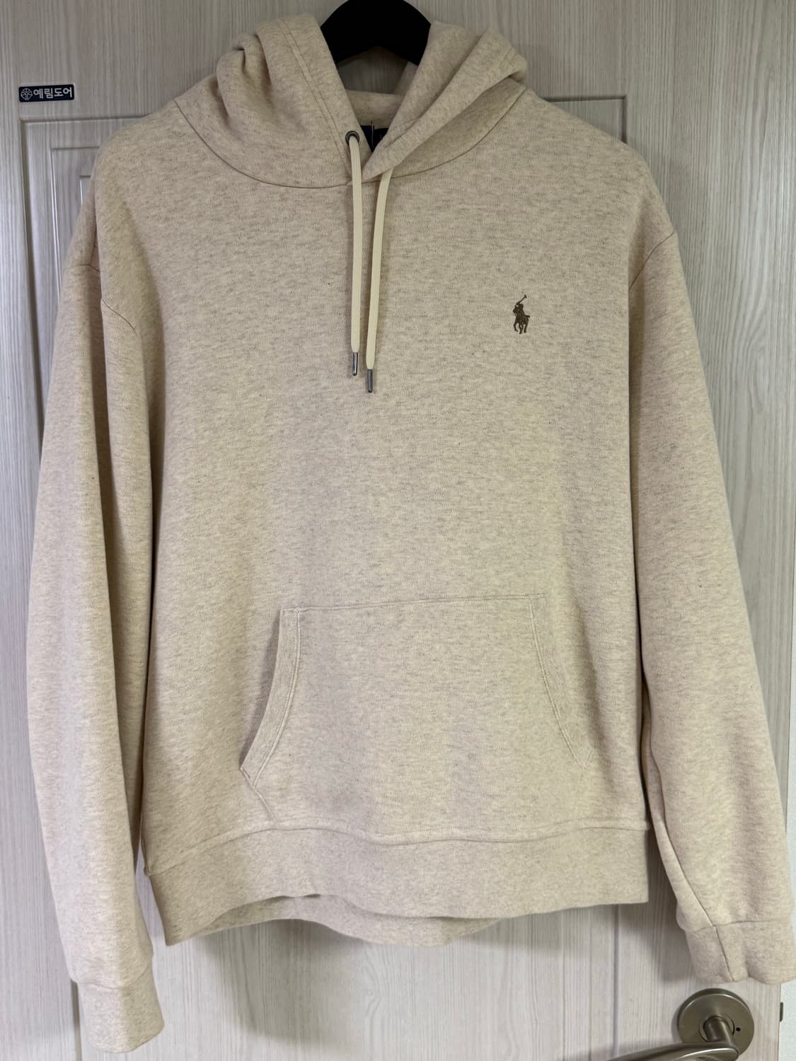 폴로 랄프로렌 베이지색 후드티 L 사이즈 상품이미지1