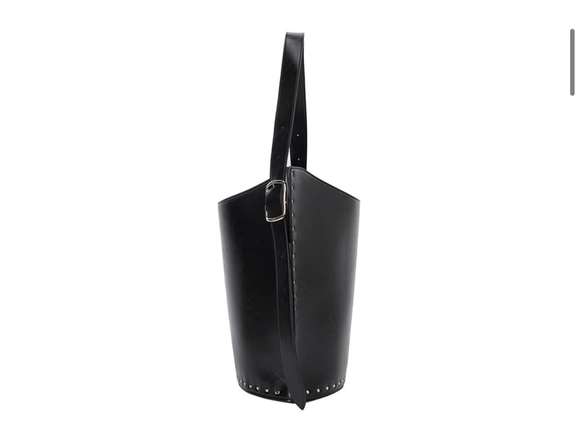 LCDC stud detail bucket bag 블랙 상품이미지5