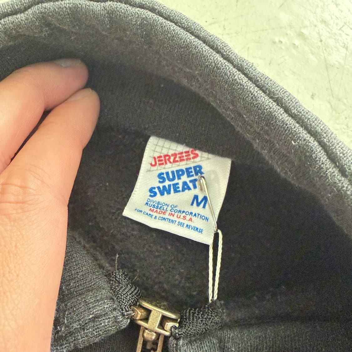 90s USA 빈티지 Jerzees Super Sweats M 상품이미지5