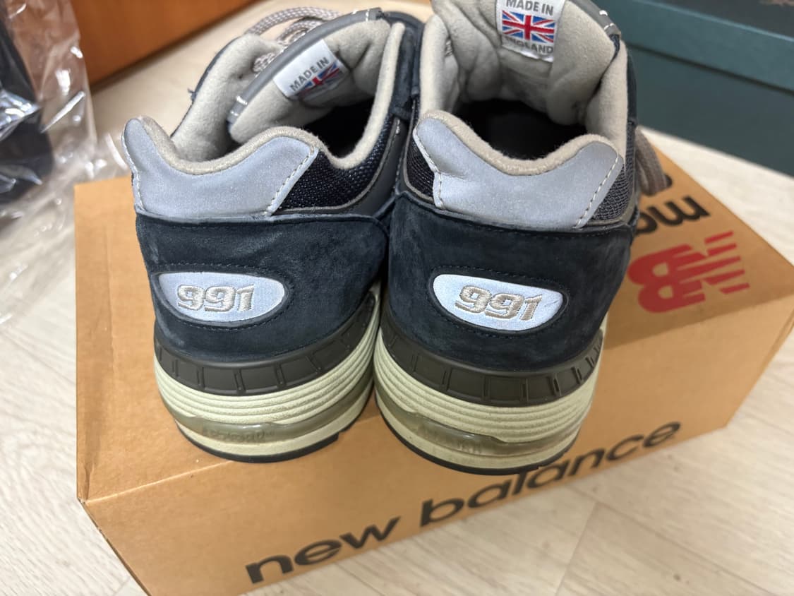 [290]뉴발란스991 made in uk 네이비 상품이미지3