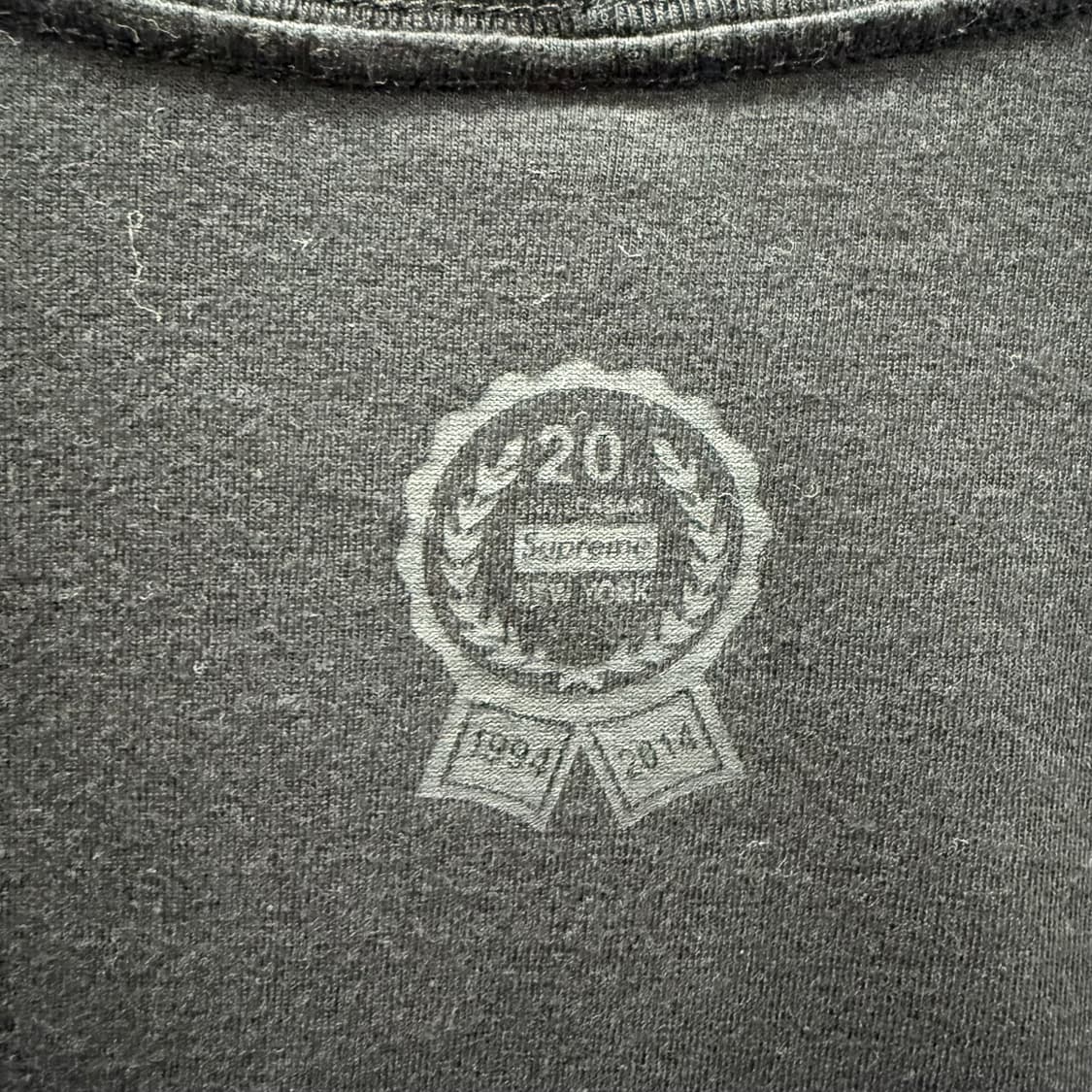 XL 슈프림 Supreme 14s 20주년 박스로고 반팔 티셔츠 상품이미지5