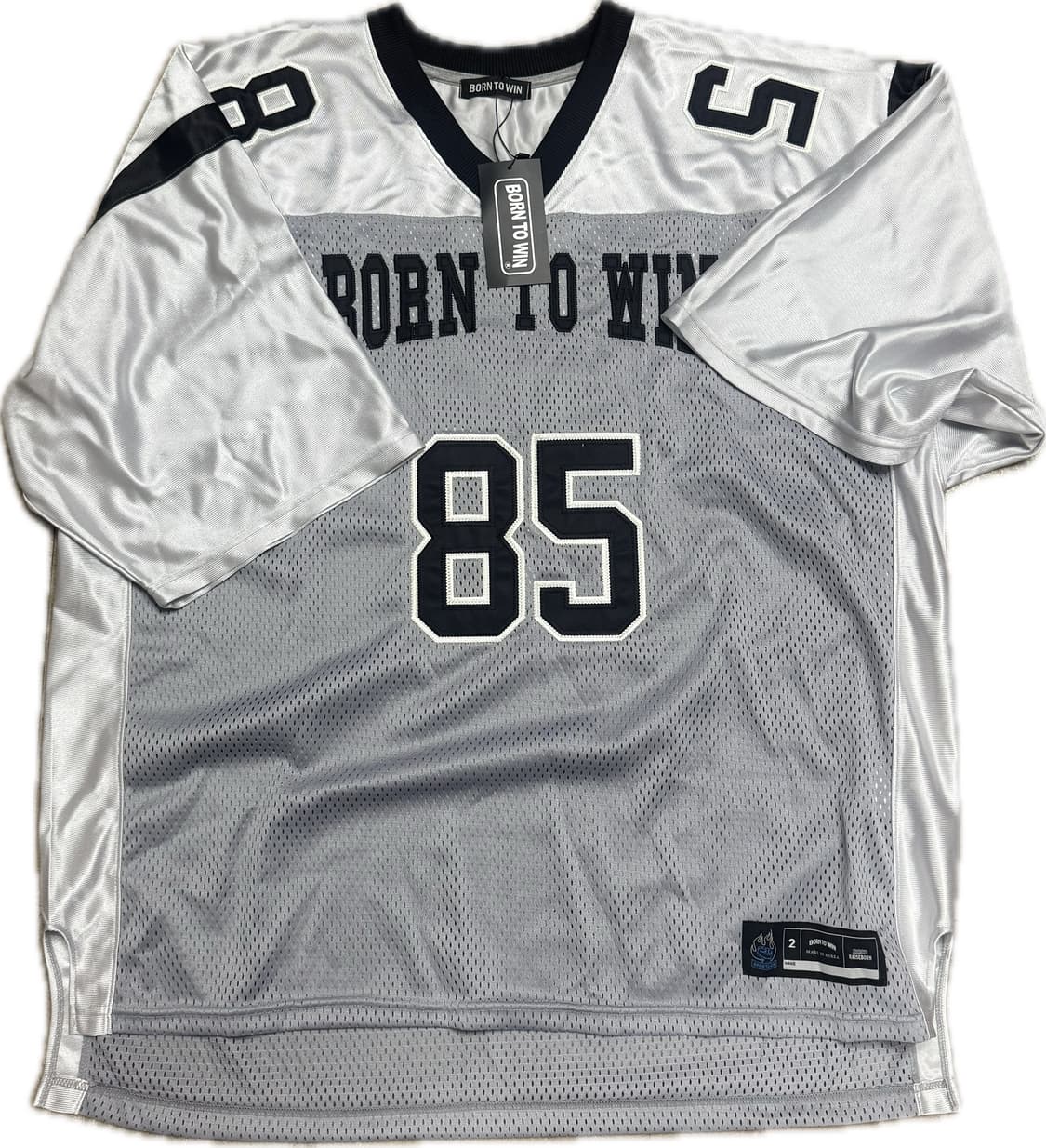 본투윈 실버 럭비 저지 반팔 티셔츠 2 상품이미지1