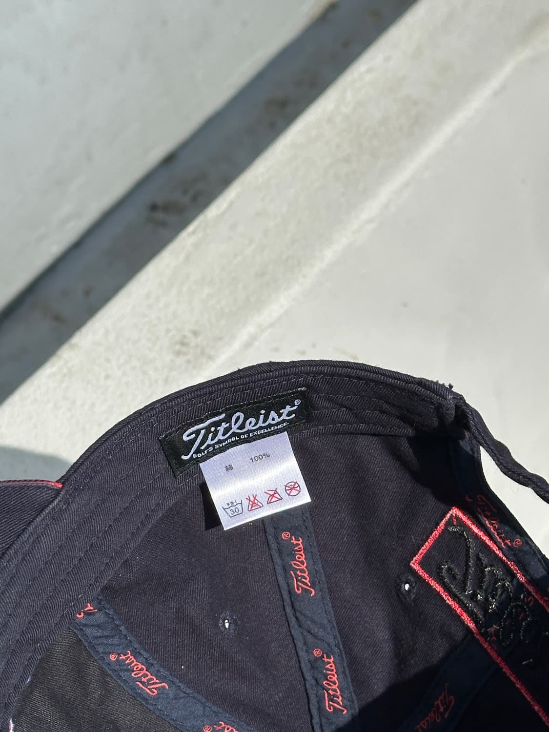 [M-L] 타이틀리스트 네이비 볼캡 모자 상품이미지6