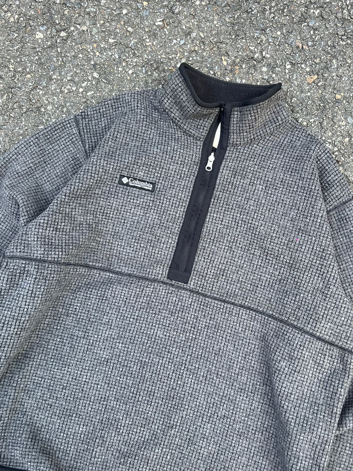 Columbia Half Zip Waffle Reversible 상품이미지2