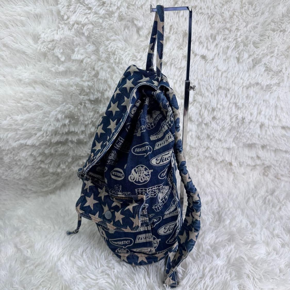 히스테릭 글래머 스타 데님 럭색 백팩 상품이미지2