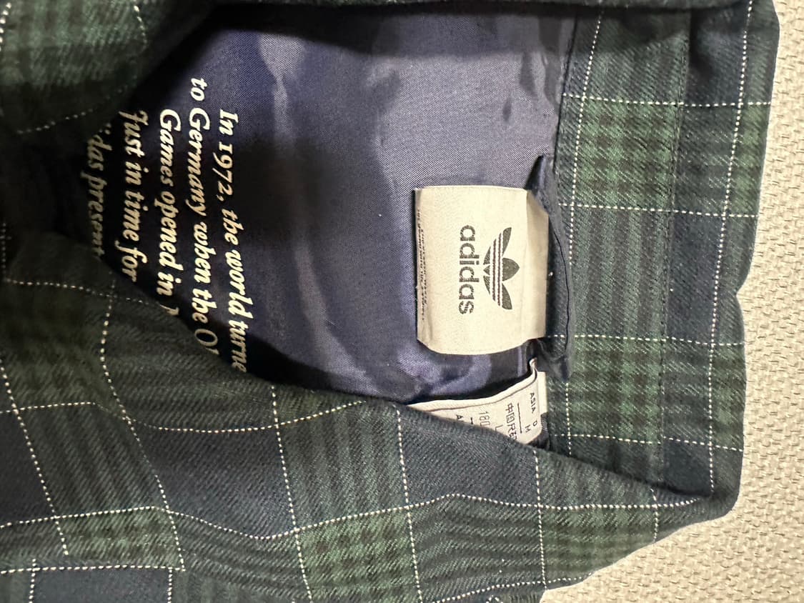 [새상품]아디다스 오리지널 50주년 코치 자켓 체크 [L] 상품이미지4