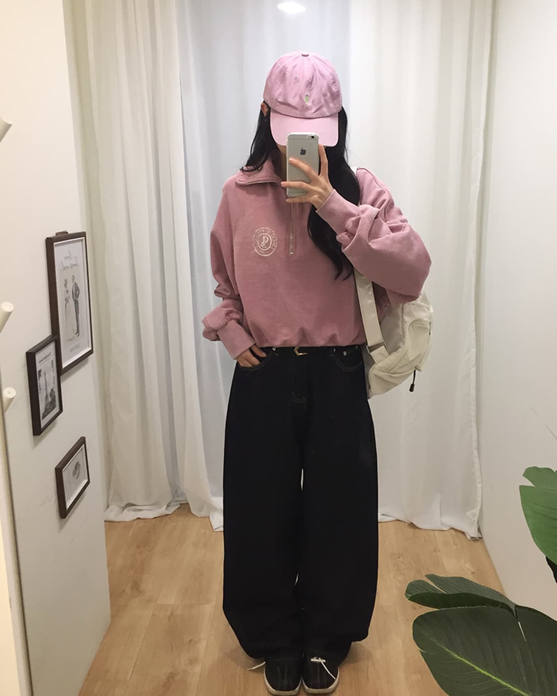 Women Lafudgestore HalfZipSweatshirt 100 상품이미지3