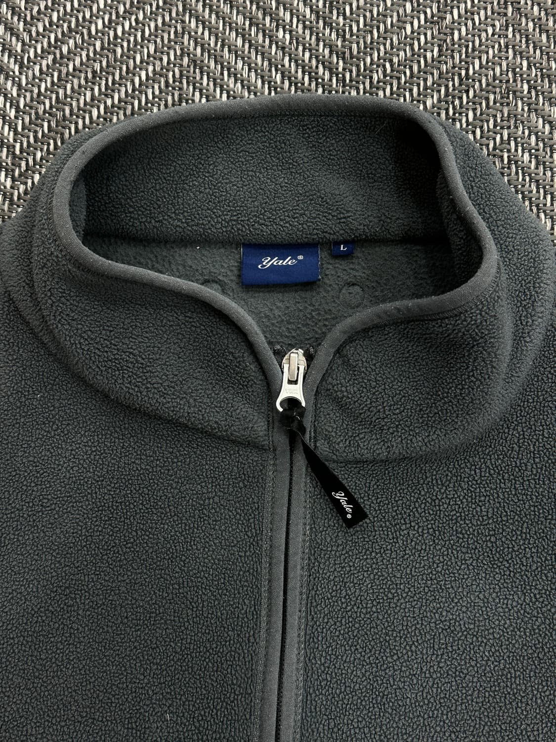 예일 후리스 집업 챠콜그레이 상품이미지3