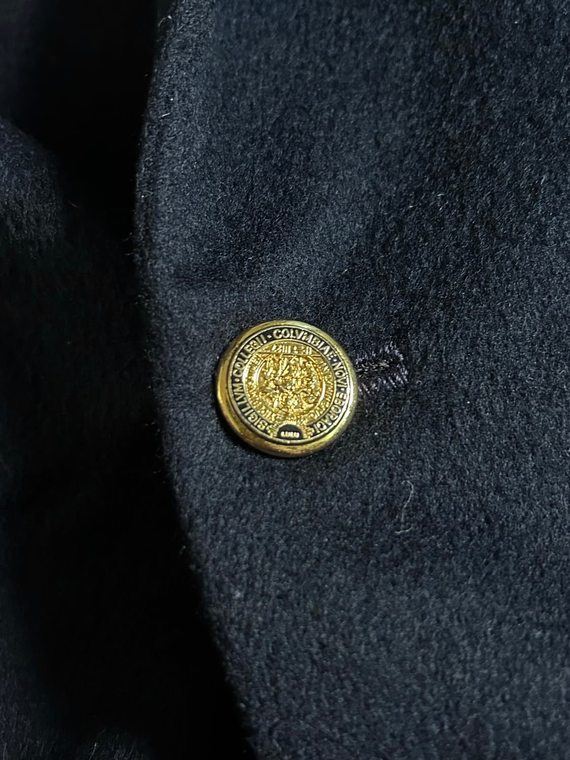 빈티지 100% 캐시미어 더블 브레스티드 네이비 금장 블레이저 상품이미지6