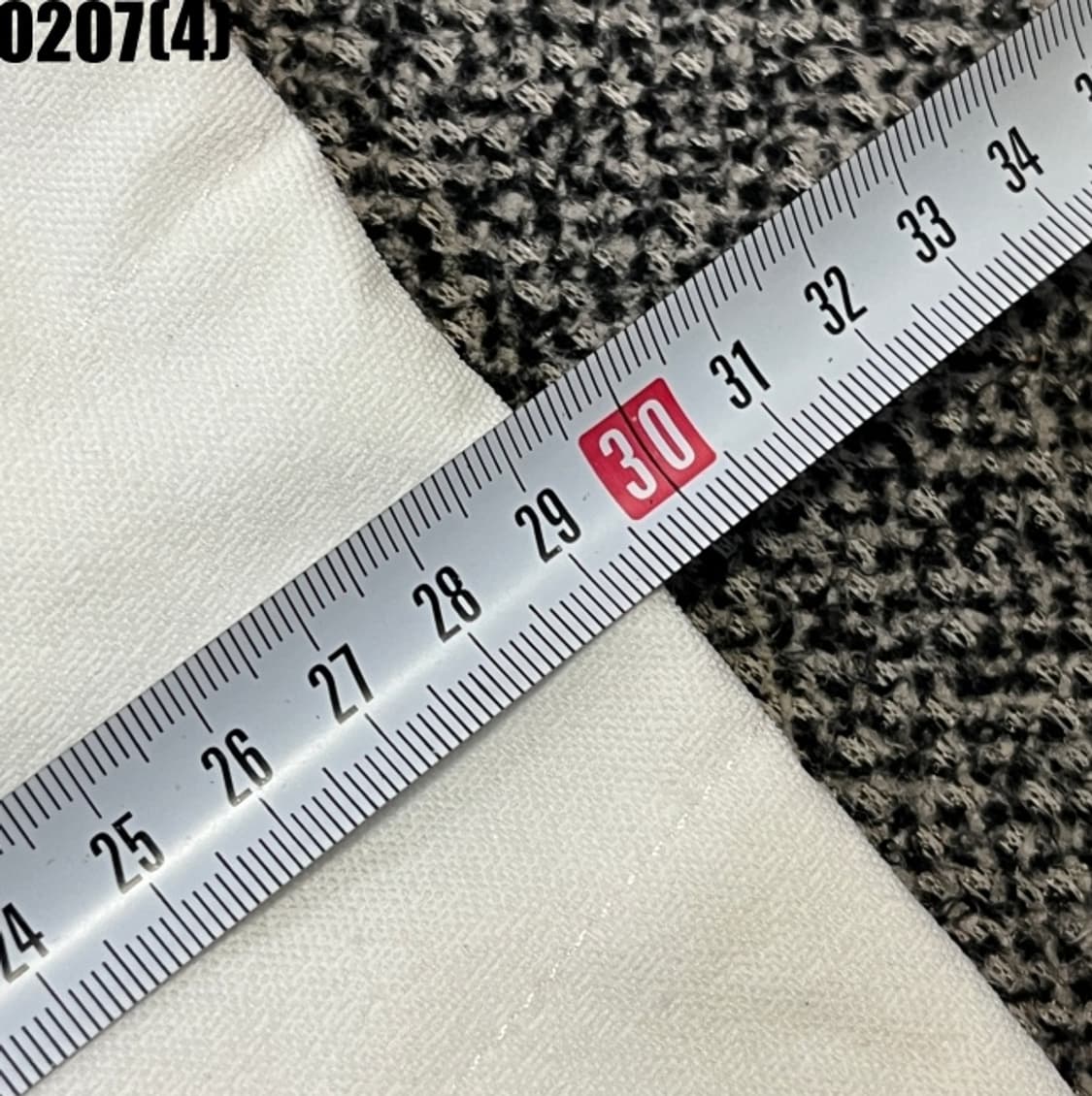 [실측확인] 아디다스 화이트 기모 트레이닝 바지 0207(4) 상품이미지4