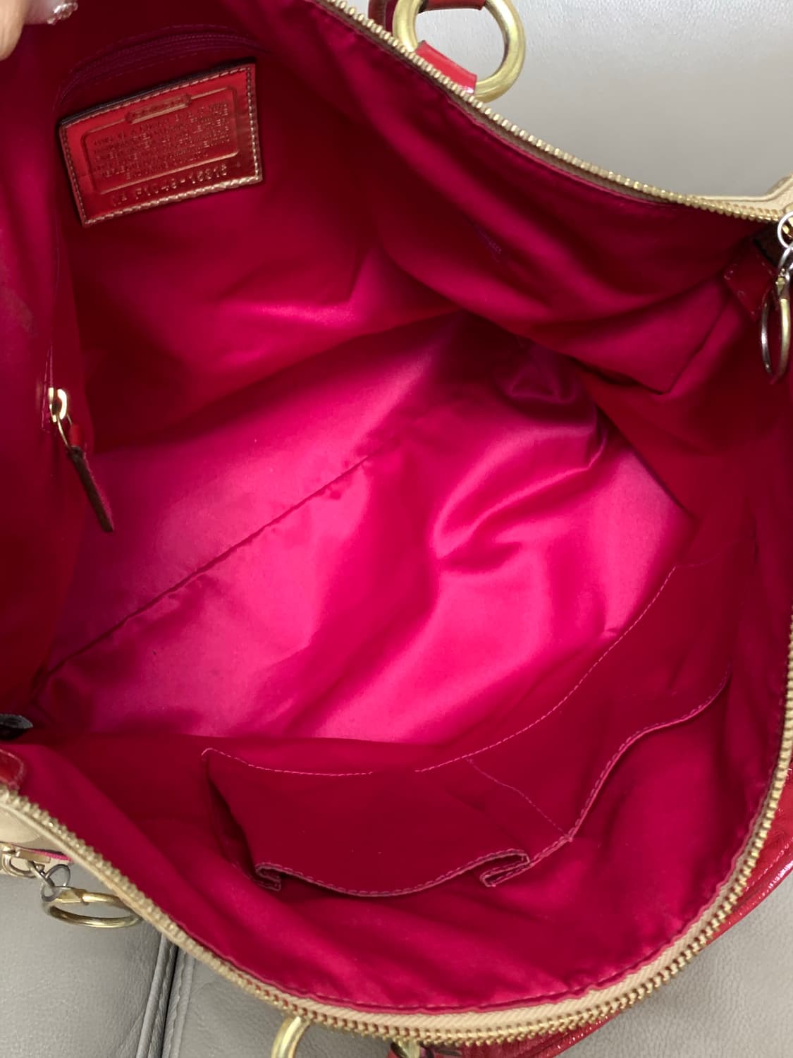 코치 핑크 포인트 갸루 빅숄더백 상품이미지9