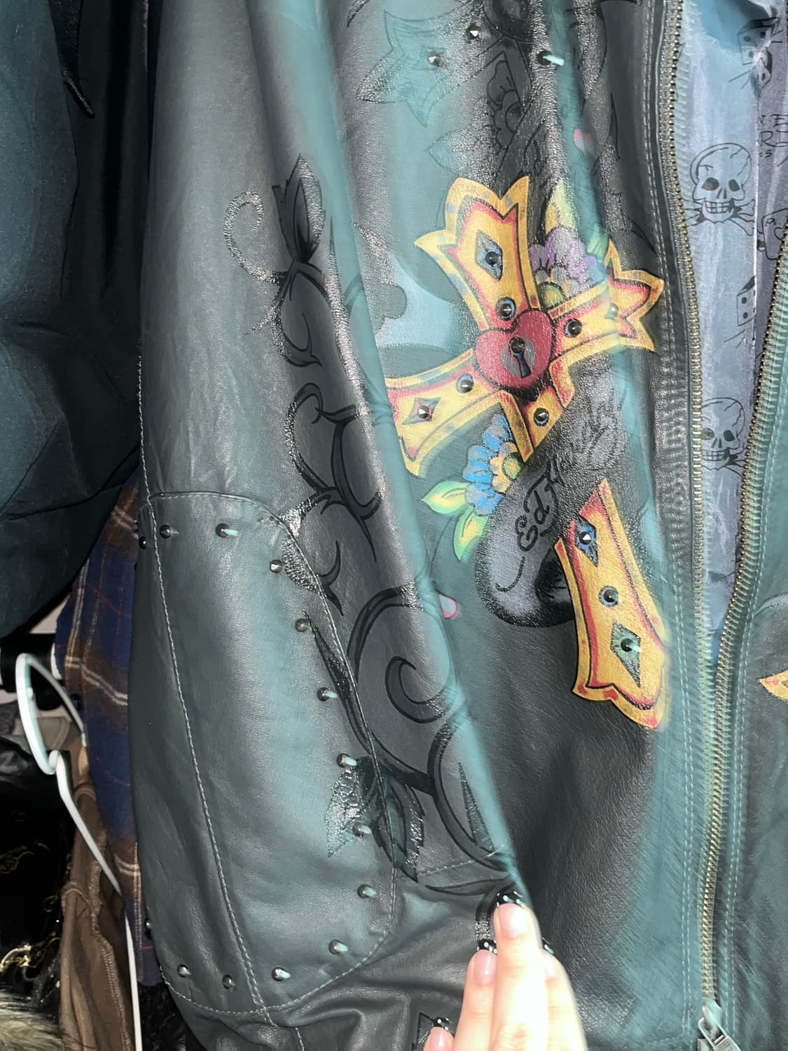 에드하디 레더 자켓 상품이미지4