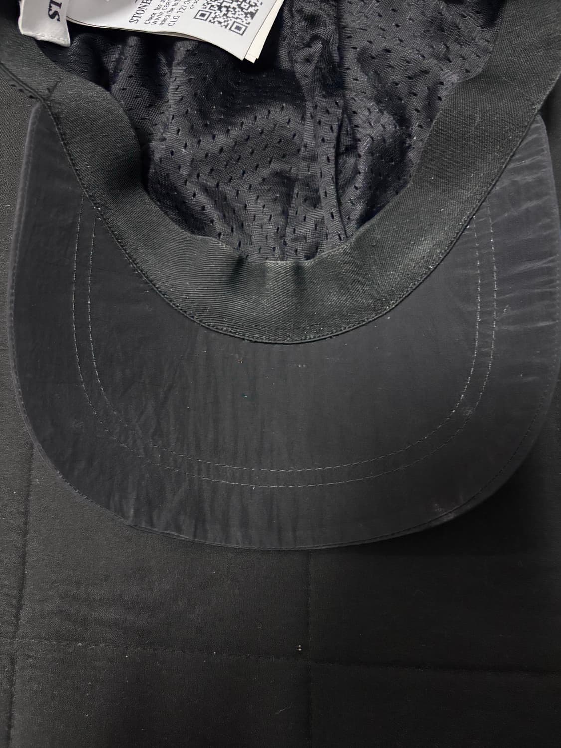 스톤아일랜드 블랙 나일론 메탈 볼캡 M 상품이미지5