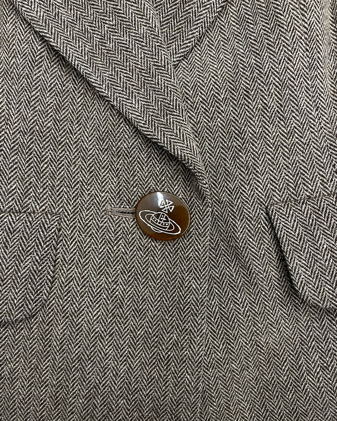 비비안 웨스트우드 레드라벨 헤링본 울 블레이저 상품이미지7