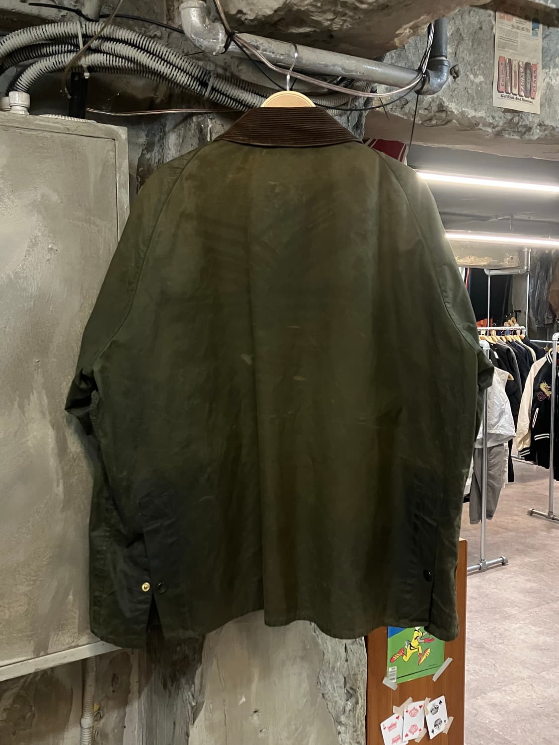 바버 비데일 왁스 자켓 카키  #csz1919 상품이미지2