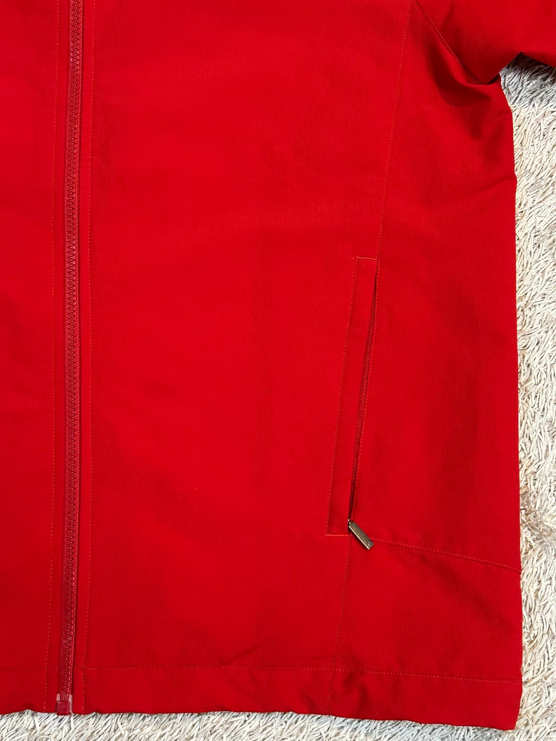 아디다스 ADIDAS 삼각로고 사이드라인 바람막이 자켓 레드 상품이미지6