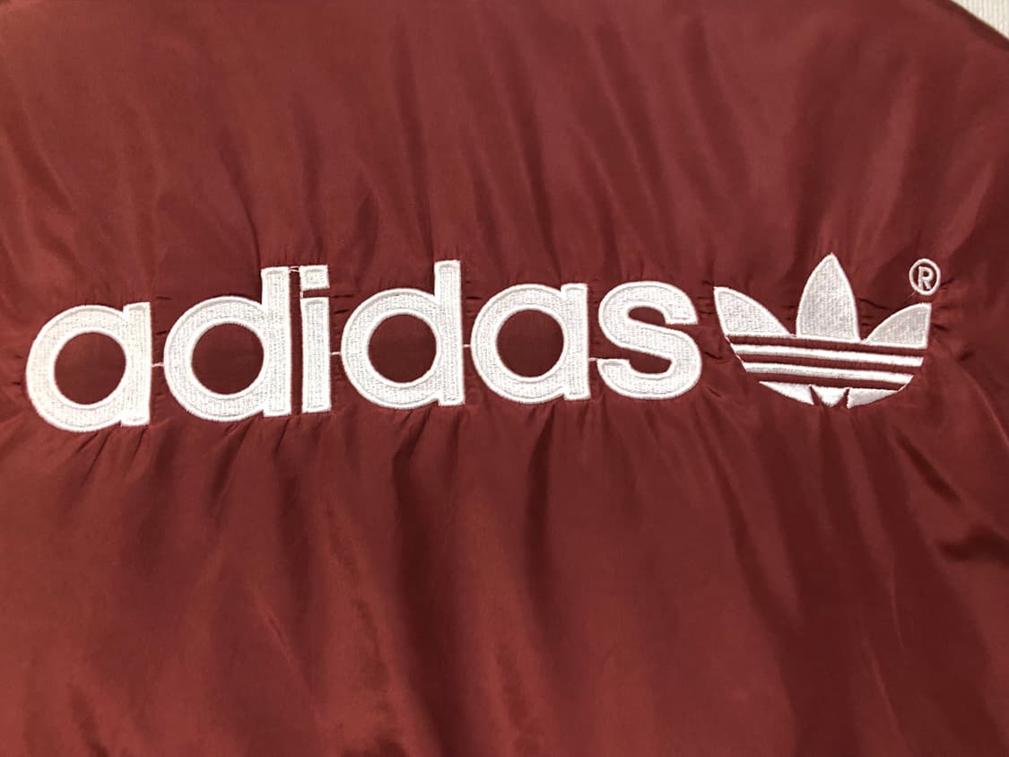 (대장) 아디다스 올드스쿨 스펠아웃 패딩 봄버자켓 _ 딥로즈 상품이미지7