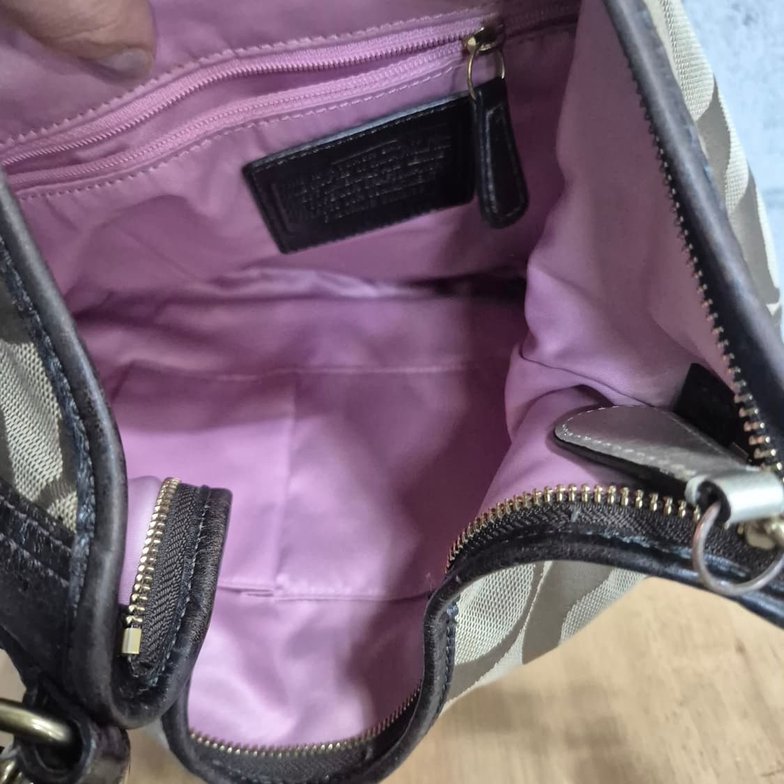 코치 시그니처 투웨이 숄더 호보백 상품이미지9
