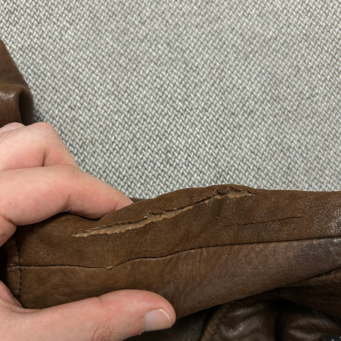 입생로랑 90s 양가죽 레더자켓(95) 상품이미지5