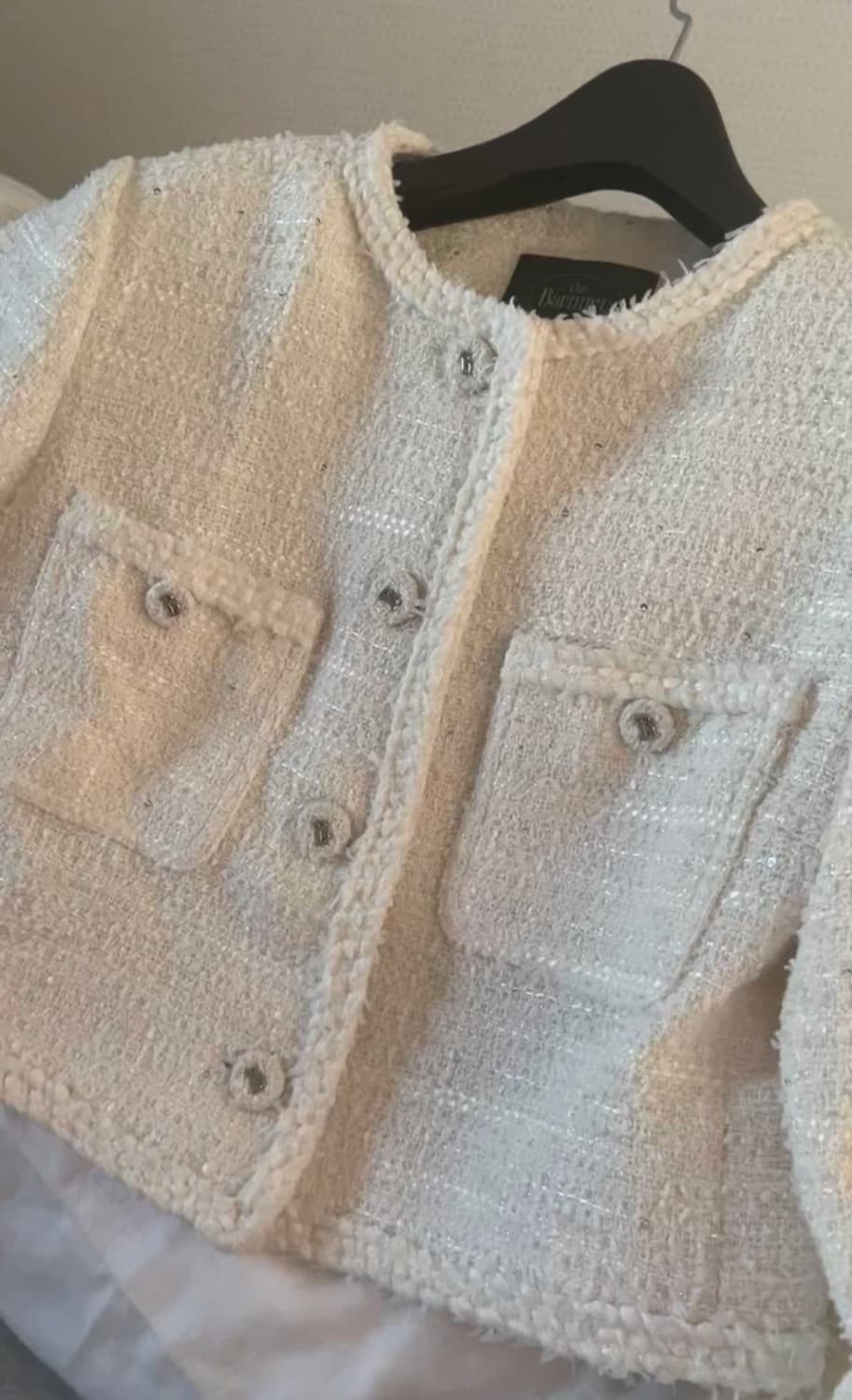 더바넷 멜리나 펄 트윙클 트위드 자켓 세상품 (원가24만) 상품이미지1