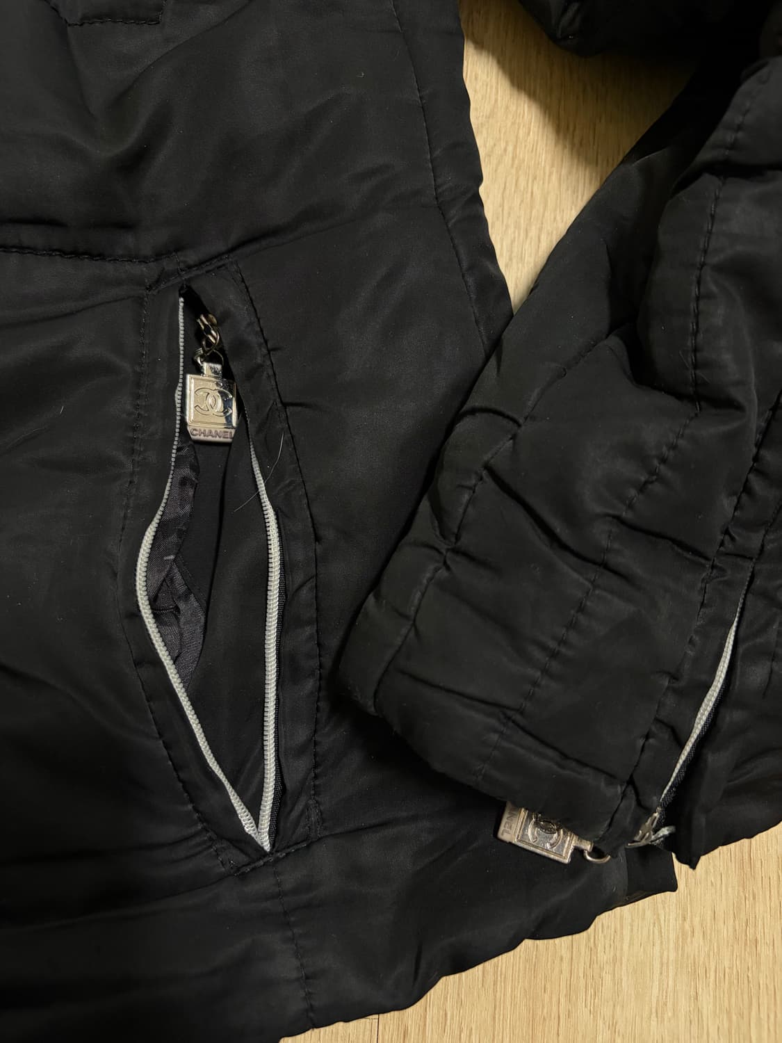 샤넬 빈티지 누빔 자켓 55 상품이미지2