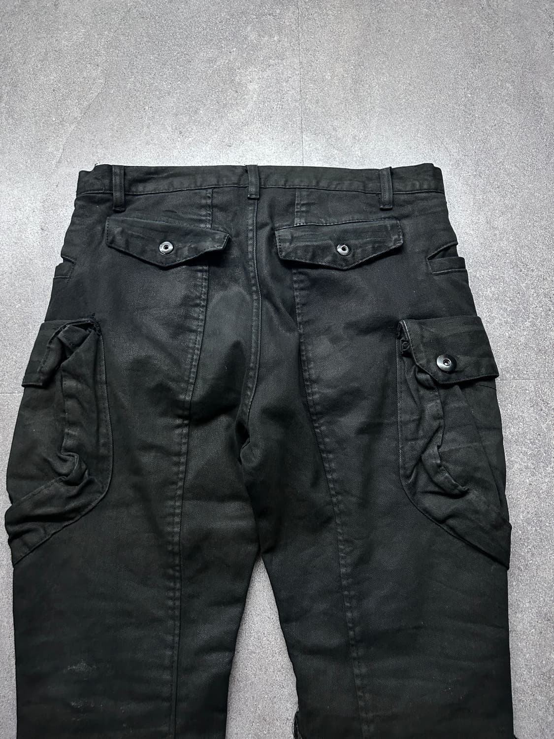 Glamour 왁스 코팅 디스트레스드 팬츠 상품이미지5