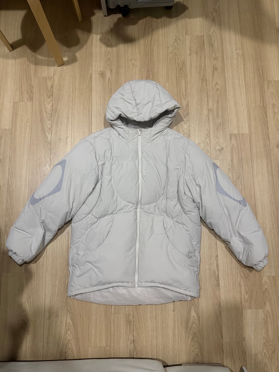 Mischief Rhombus Hooded Down Jacket 상품이미지5