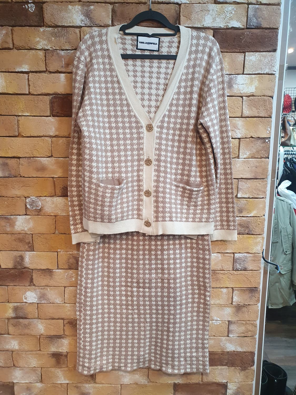 칼 라거펠트 하운드투스 니트 투피스 상품이미지1