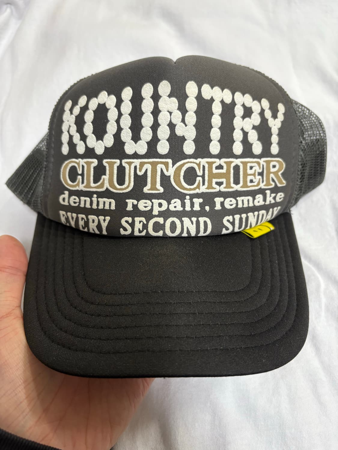 캐피탈 / 컨트리 펄 크리쳐 트러커캡 블랙 상품이미지4