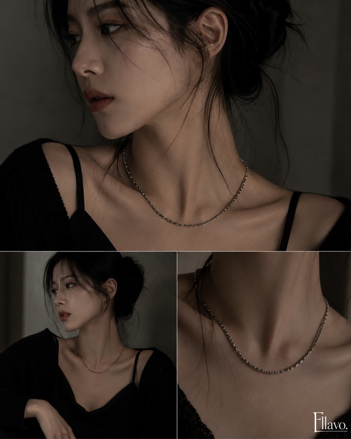Trace Silver Chain Necklace 상품이미지2
